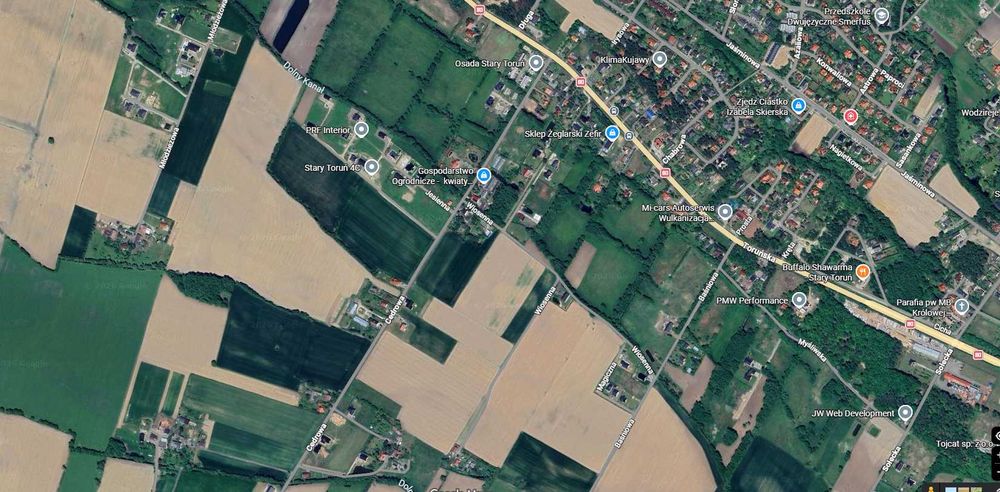 Działki budowlane Stary Toruń MPZP, bez korków, media - Widok 3