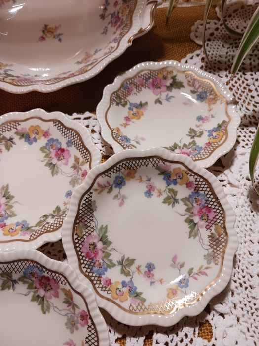 Sorau Florida porcelana slaska ecru zestaw