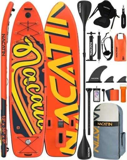 Deska SUP pompowana z wiosłem