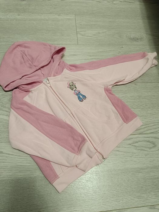 Кофта на змійці для дівчинки,утеплена на 2-3 роки