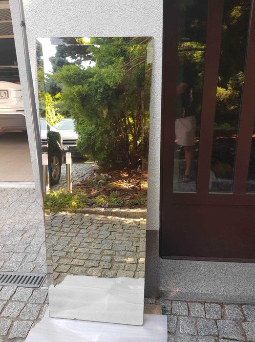 Lustro kryształowe fazowane antyk