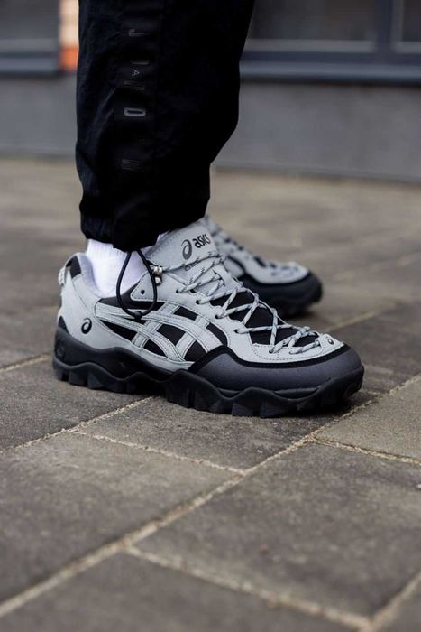 ‼️НОВІ Кросівки ASICS Gel-Pickax Dark Grey Black