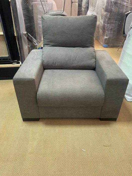 Sofá 1 lugar castanho