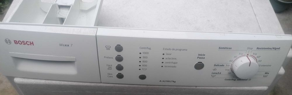 Painel programador máquina lavar roupa Bosch