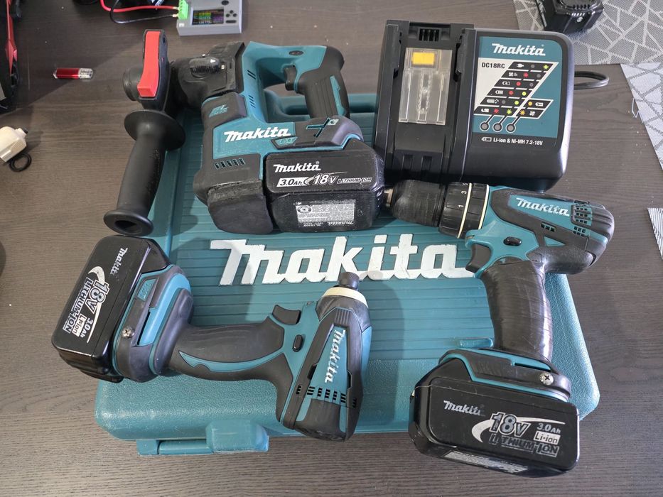 Kit makita. Original.  Maquinas, bateria e carregador