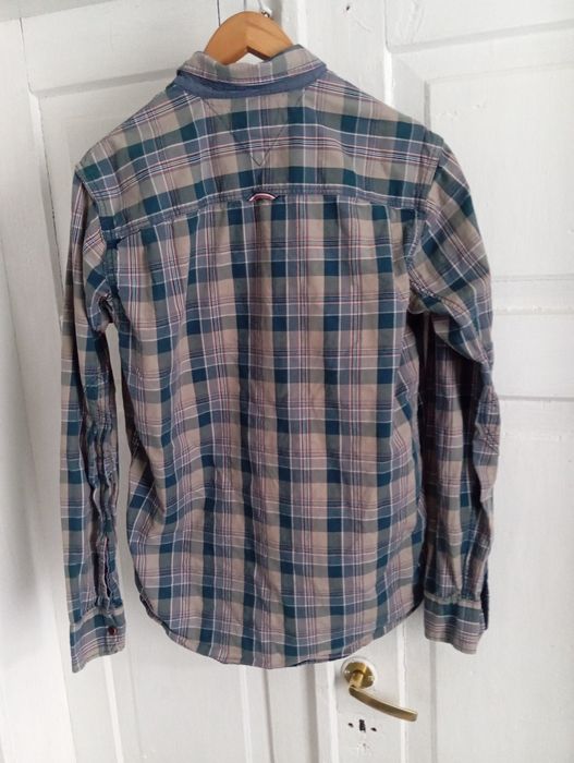 Koszula męska w kratkę marki Hilfiger Denim r. XL