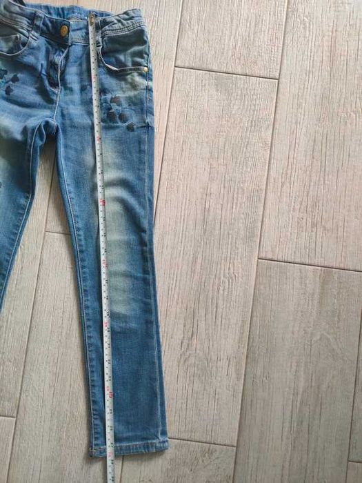 Spodnie jeansy dziewczęce, denim, Kanz