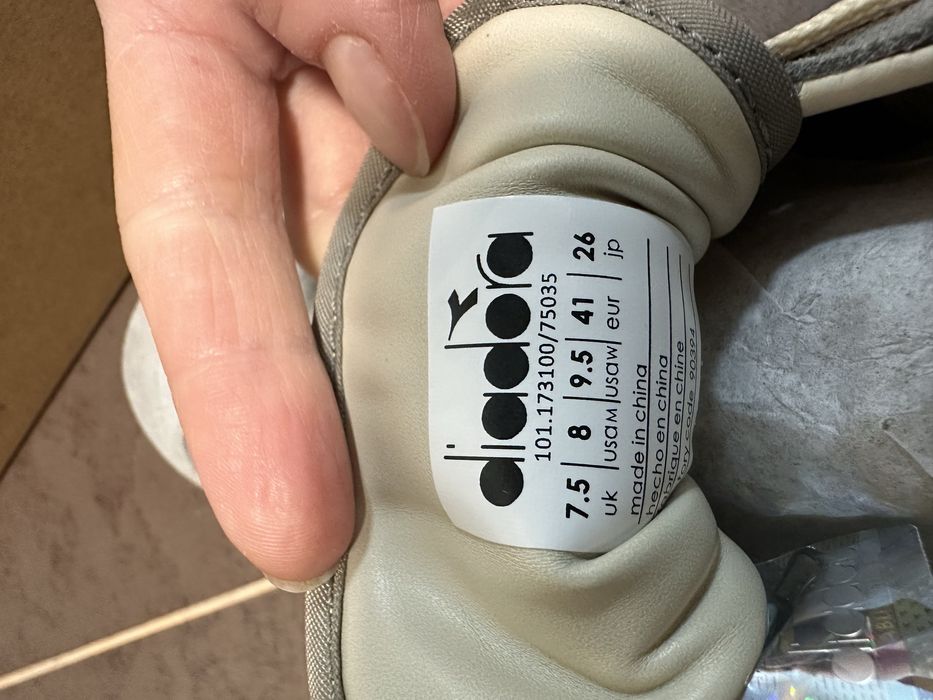 Кросівки diadora замш