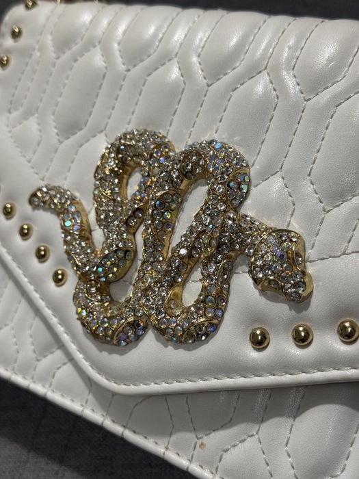 Біла сумочка aldo зі змією
