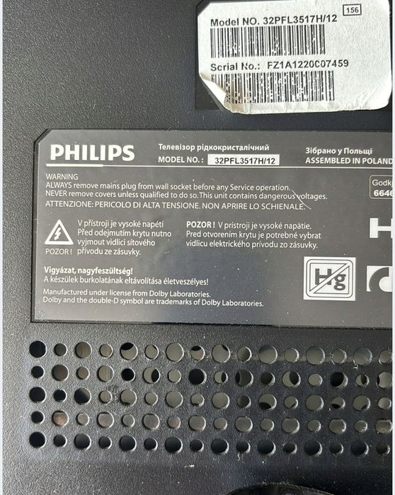 Podstawa noga stopa Philips 32pfl3517h/12 (M2)