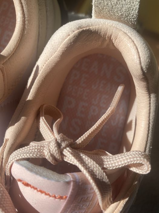 Sapatilhas Pepe Jeans London rosa/bege