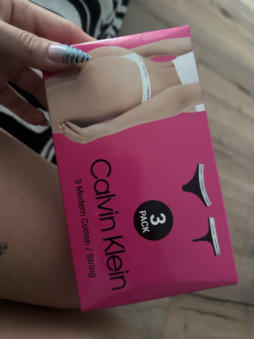 Stringi calvin klein brazyliany 3 pack