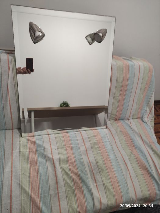 Espelho para wc com luz