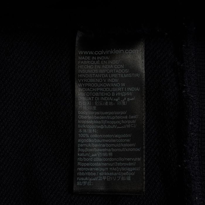 Світшот calvin klein BIG LOGO темно синій , кельвін кляін кофта з великим логотипом