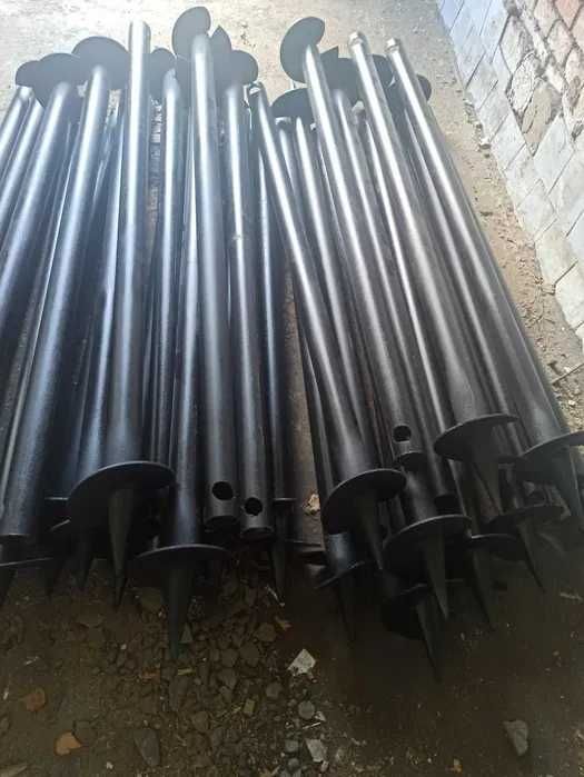 Наконечники!Геошуруп, гвинтові сваї, свайный фундамент,винтовые сваи