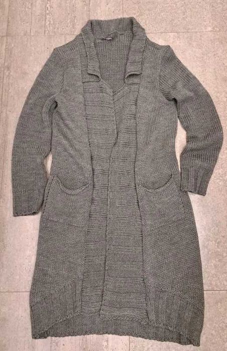 Kardigan szary roz.M/L