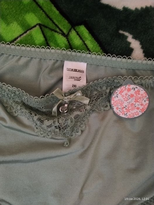 2 pary majtek z koronką Janina curved 46