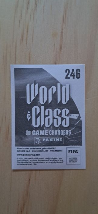 Cromo futebol de Maxi Araujo(World Class)da Panini