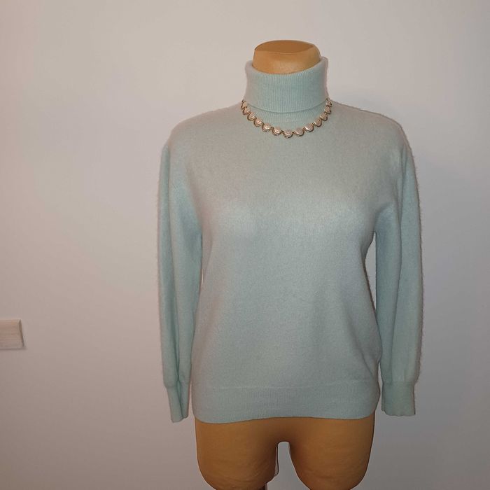 GOLF 100%KASZMIR błękitne ciepełko dla L/XL+