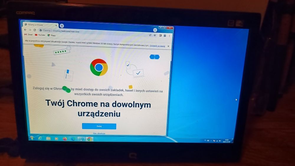 Komputer HP All in One 3Gb ram Dysk 160Gb