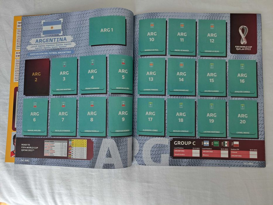 Caderneta Mundial Qatar 2022 - Nova - Sem cromos colados - Panini