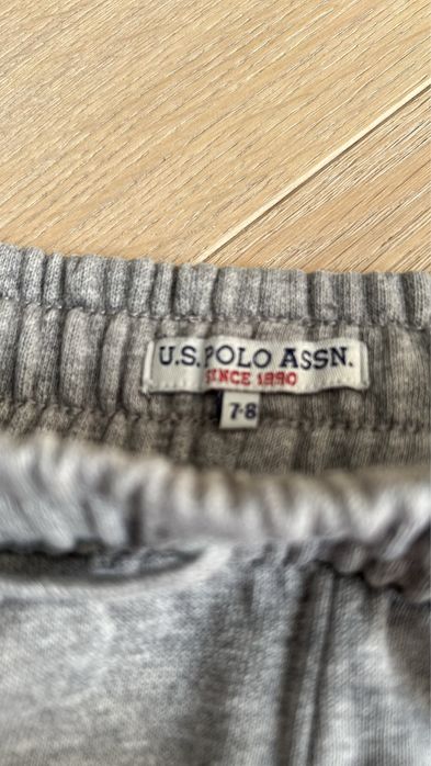 Nowe Spodnie dresowe chłopięce 122 128 us polo assn