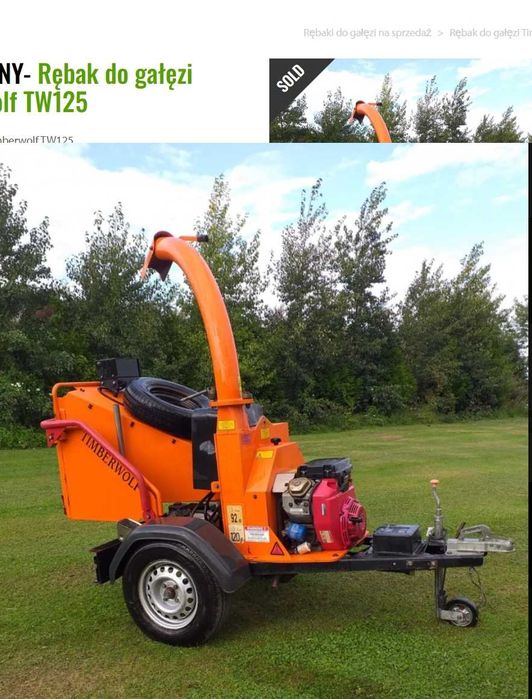 Wynajmę rębak , Rozdrabniarka TIMBERWOLF TW125PH
