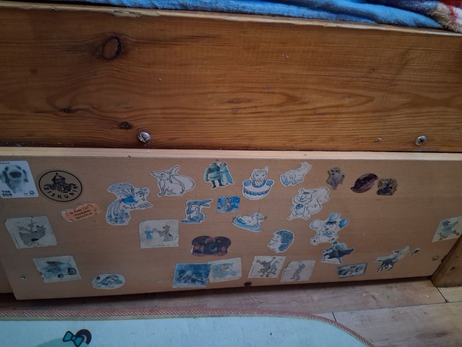 Duże solidne lozko piętrowe prawdziwe drewno szuflady