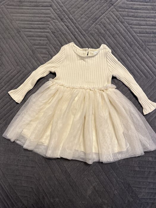 Святкова сукня молочного кольору, 74-80 розмір