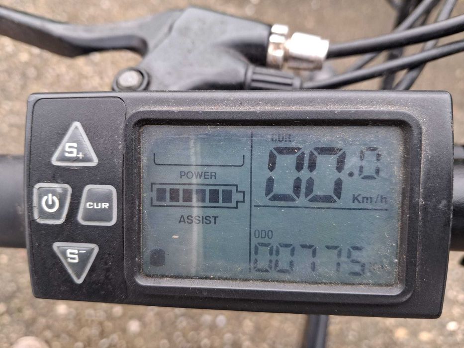 Bicicleta elétrica dobrável