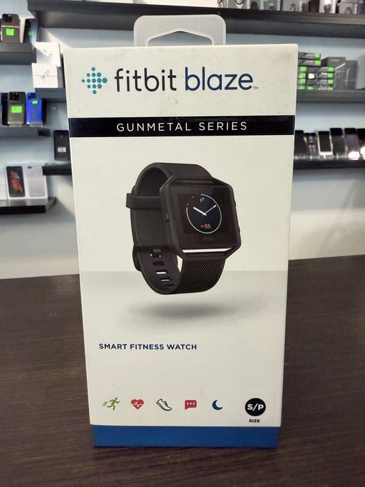 Zegarek sportowy FITBIT Blaze GunMetal (S) Czarny Poznań Długa 14