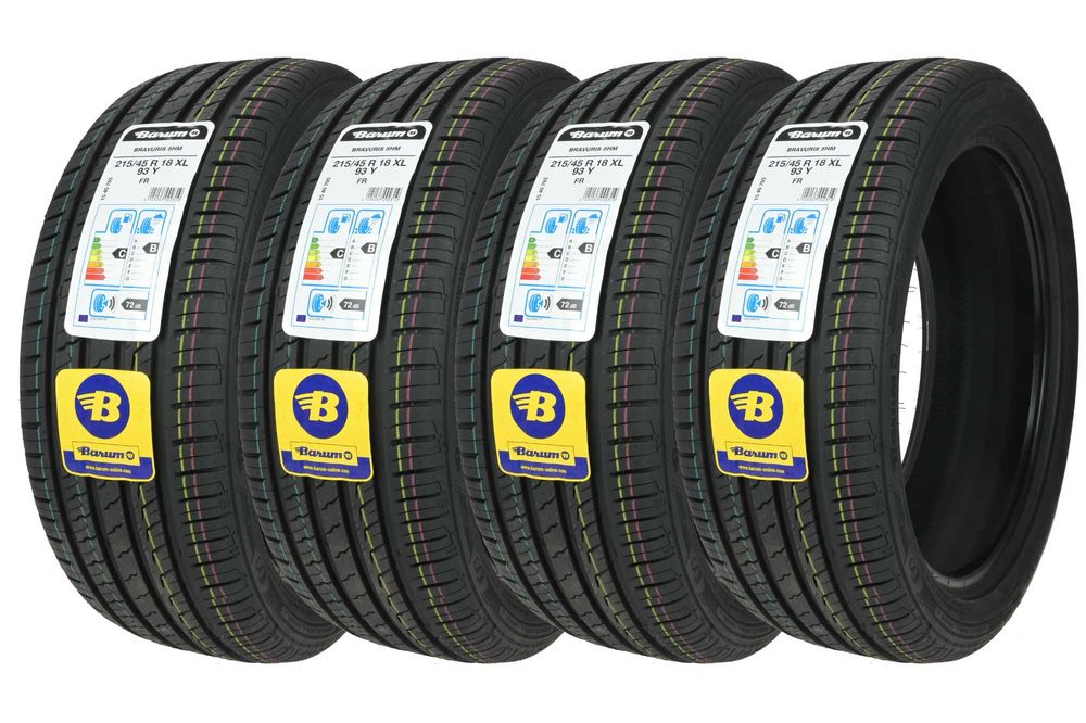 Opony letnie 215/45R18 XL 93Y FR Bravuris 5HM BARUM - 4 sztuki