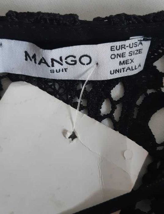 Кардиган женский кружевной Mango