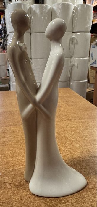 Figurka ceramiczna Para wysokość ok 17cm