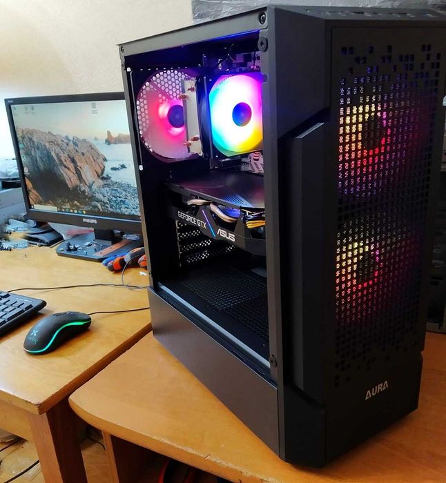 Новый Игровой компьютер/Ryzen 5 5500/GTX1660S/16Gb DDR4/SSD 512