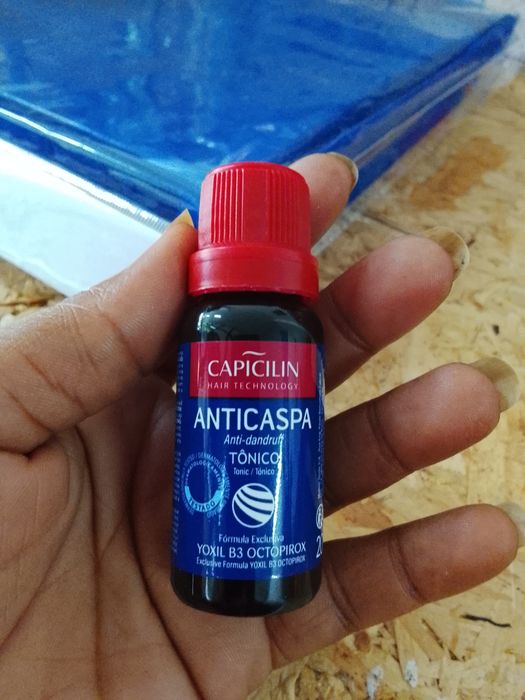 Óleo de cabelo anti caspa
