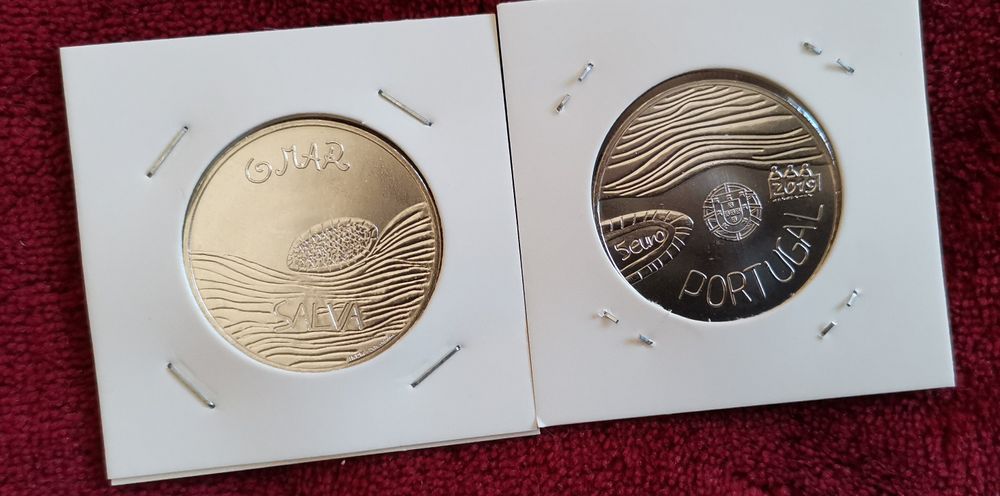 Moeda - Desenhar a moeda "O Mar" 2019