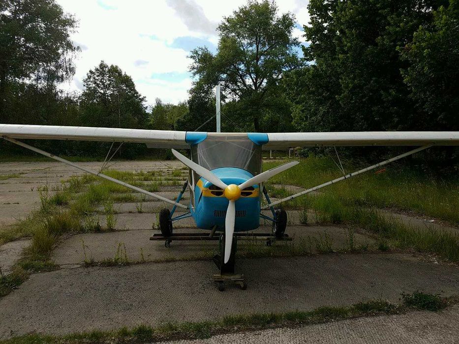 Літак легкий, підкосний високоплан