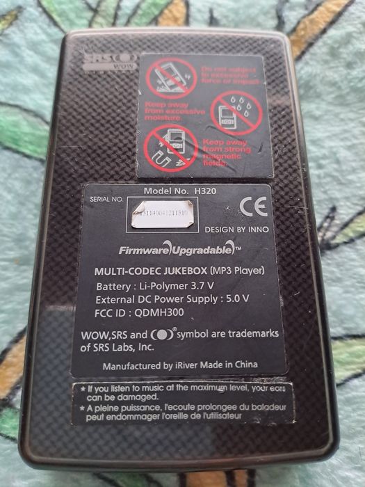 IRIVER  H 320 Digital Mp3 ( 20GB).