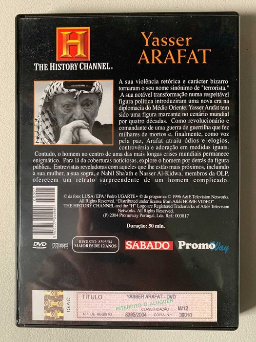 [DVD] Yasser Arafat - Biografia
