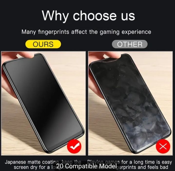 Vidro protetor efeito MATE para Samsung A54