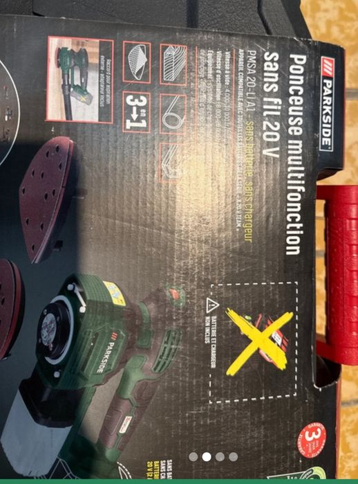 Lixadeira Multifunções Parkside 20V