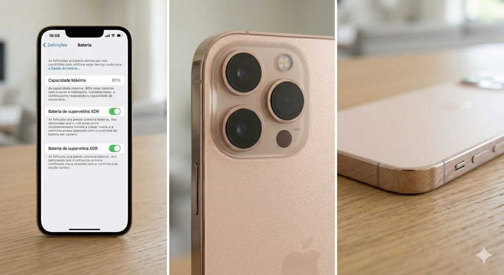 iPhone 13 Pro 128GB Dourado (C/ Capa e Película)