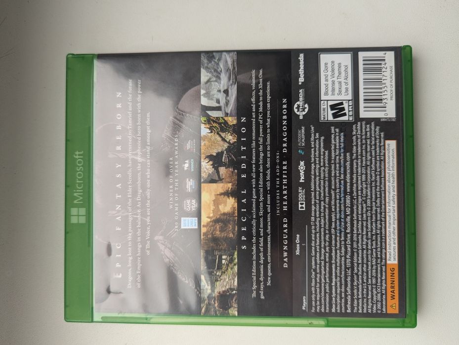 Skyrim ігри игры диски на Xbox one series x s