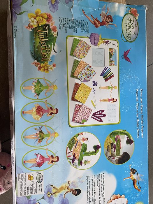 Projektor do projektowaniar DISNEY Dzwoneczek+ ouzle kula ksiezniczko