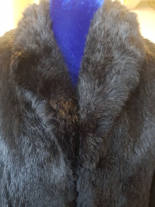 Casaco de pelo verdadeiro