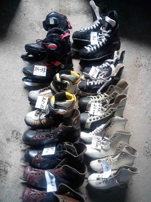 Łyżwy figurowe ,hokejowe .Uzywane stan dobry.