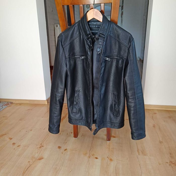 Kurtka męska - MEDICINE rozm. M - Czarna - skóropodobna...