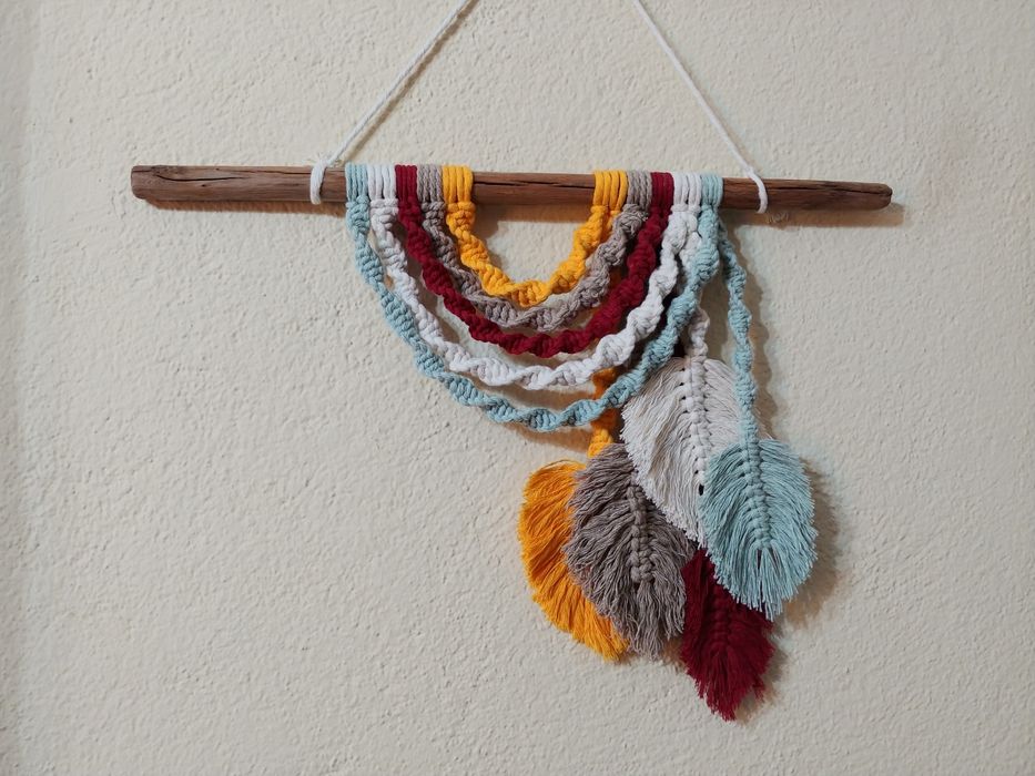 Paineis de macramé