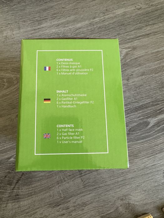 Respirador AirGear PRO M-500 | Proteção A1P2 | Novo